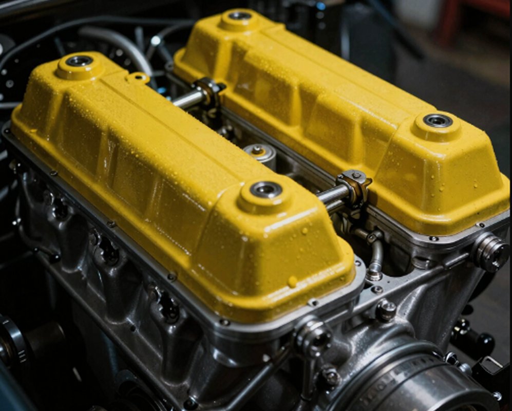 Motor de auto impecable