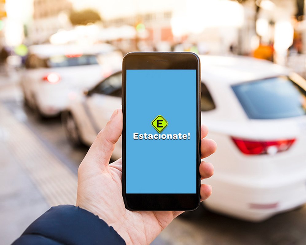 Iphone Mockup App mobil Estacionate